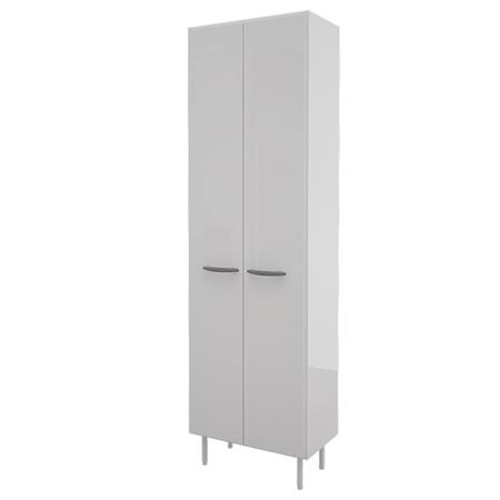 Despensero Multiuso Blanco 2 Puertas con Estantes internos Delos