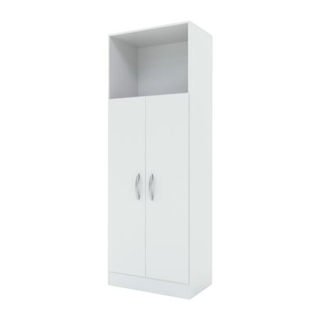 Despensero 180cm 2 Puertas con Estantes Blanco Delos