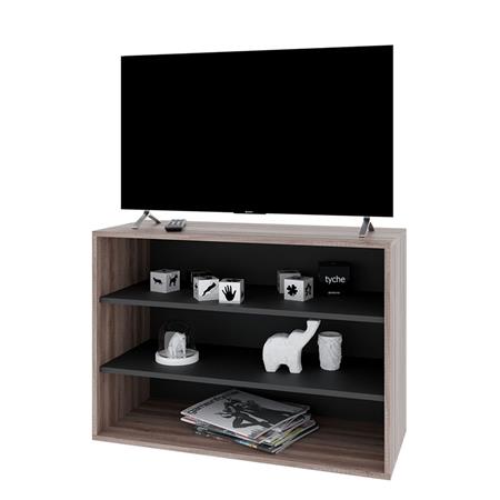Rack Para TV hasta 40" con Estantes Nebraska/Negro Delos