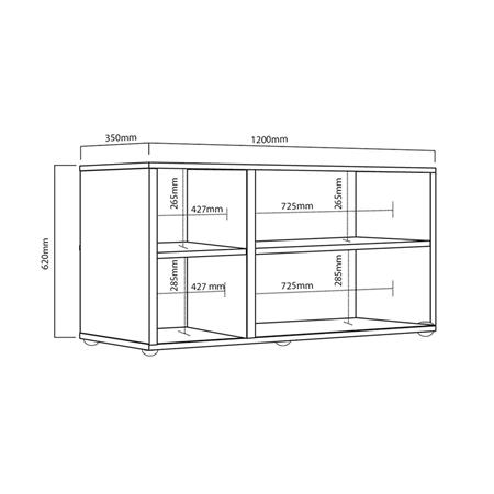 Rack Vision TV 55" 1 Puerta + Estantes Nebraska/Negro Delos