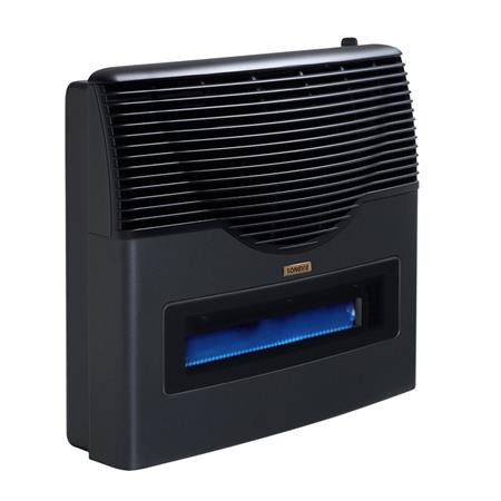 Calefactor Sin Salida 5200kcal Encendido Eléctrico Visor Termostato Grafito Longvie.