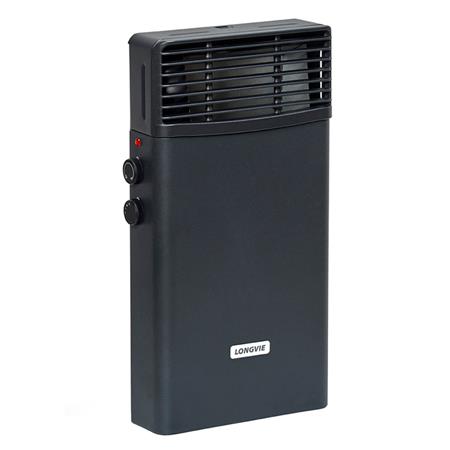 Calefactor Eléctrico Longvie 2000W Turbo con Termostato Grafito