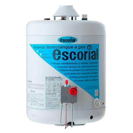 Termotanque 45lts de Colgar Conexión superior Multigas Escorial