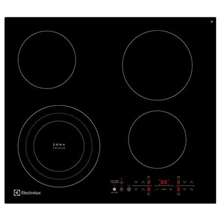 Anafe Vitrocerámico 59cm Touch Triple Zona Electrolux