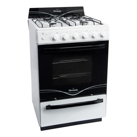 Cocina Blanca 56cm Luz Encendido Timer Fácil Limpieza Florencia