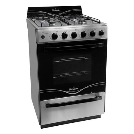 Cocina Inoxidable 56cm Luz Encendido Timer Fácil Limpieza Florencia