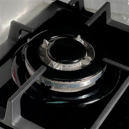 Anafe a Gas Florencia 2 Hornallas Triple Corona Vidrio Templado Negro Encendido 6729