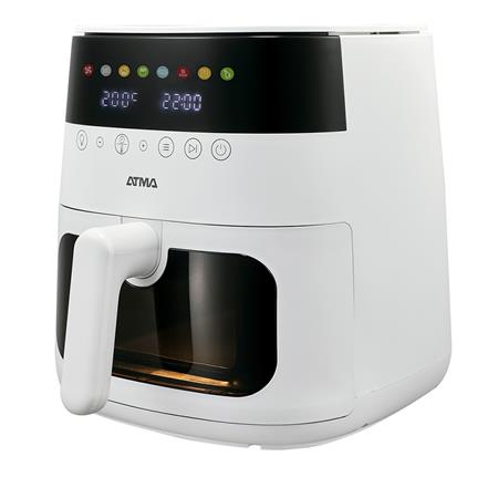 Freidora Sin Aceite Atma con Visor 6 Litros Panel Digital Blanca FR246AWP