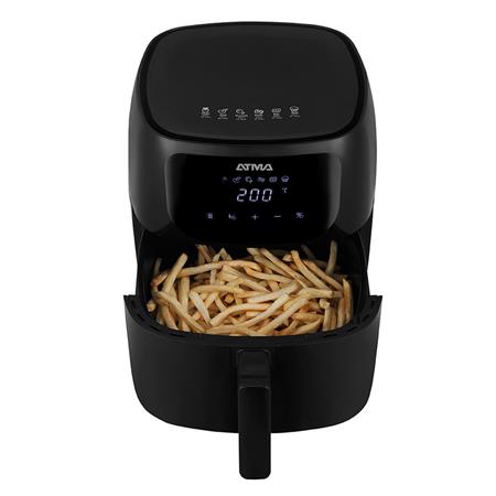 Freidora Sin Aceite ATMA 6.5 Litros 1300w Digital Negra