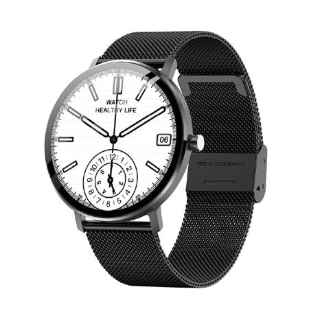 Reloj Inteligente Grow Home GR-23 LUXE Negro Malla Metálica