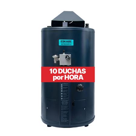 Termotanque a Gas Eskabe Alta Recuperación Salida Horizontal Acquapiu Hybrid4 H700SH