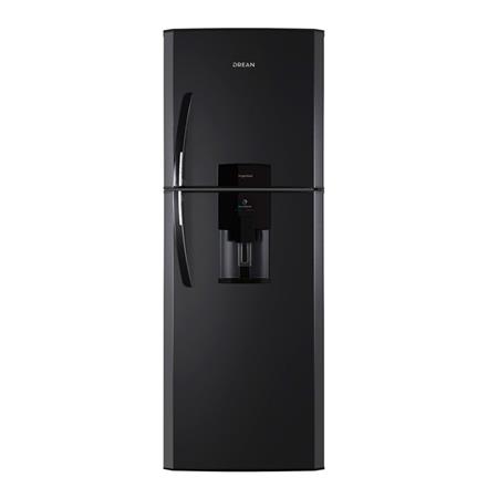Heladera Con Freezer Drean 396Lts Con Dispenser Negra HDR400F41N