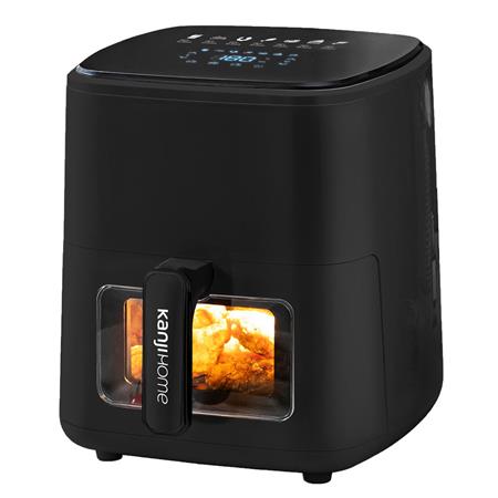 Freidora de Aire Kanjihome 6.5L Negra con Visor