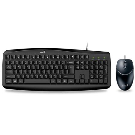 COMBO: Mouse y Teclado Genius con cable KM-200