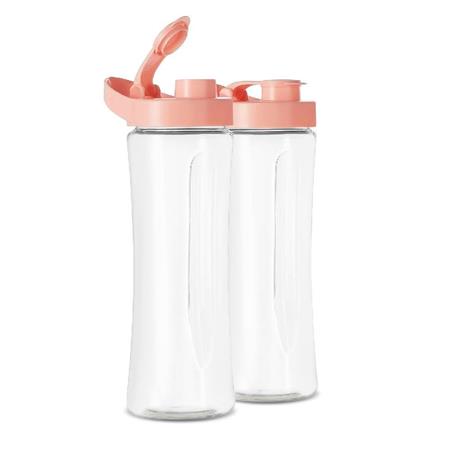 Licuadora Personal Essential Fit ATMA 600ML 300W 2 Botellas Rosa LP8445PAP