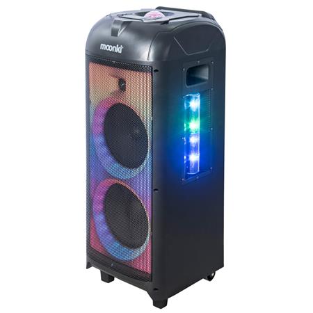 Parlante Inalámbrico Bluetooth Moonki 1800W TWS Luz 360°