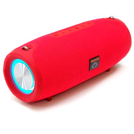 Parlante Portátil Moonki Bluetooth Recargable Luz Rojo