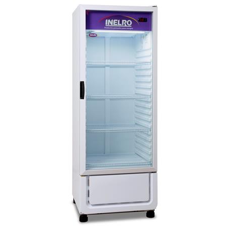 Exhibidora Vertical Inelro Blanca 390 Litros con Indicador de Temperatura MT-14