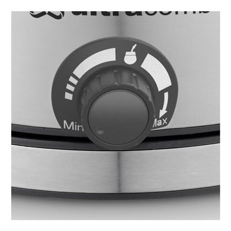 Pava Eléctrica Ultracomb 1.7L 2200w Inoxidable Selector de Temperatura PE-4916