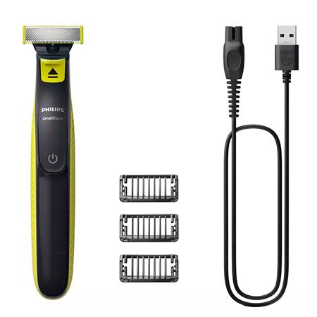 Afeitadora Philips OneBlade Recargable Recorta Modela y Afeita QP2724/10