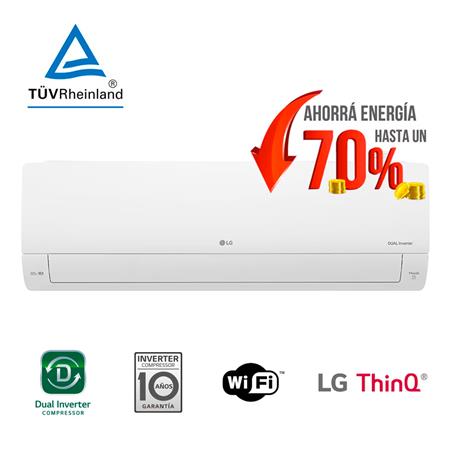 Aire Acondicionado Split LG Dual Inverter 6450w Frio Calor A++ Wi-Fi S4-W24K231E