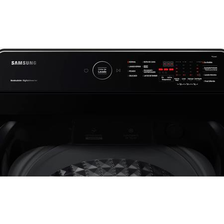 Lavarropas Automático Inverter Samsung Carga Superior Fuzzy 8.5KG 700RPM Negro
