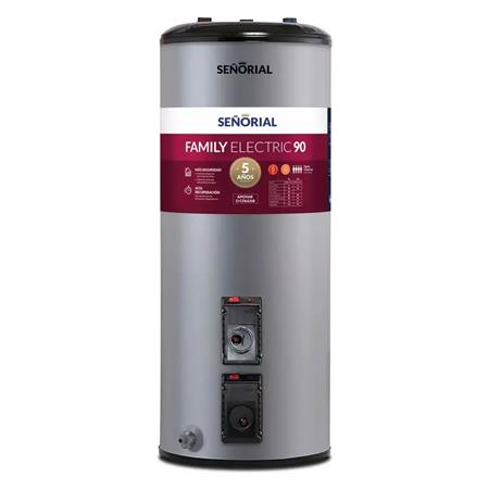 Termotanque Eléctrico Señorial Family 90L 3000w TESLFP-90AR
