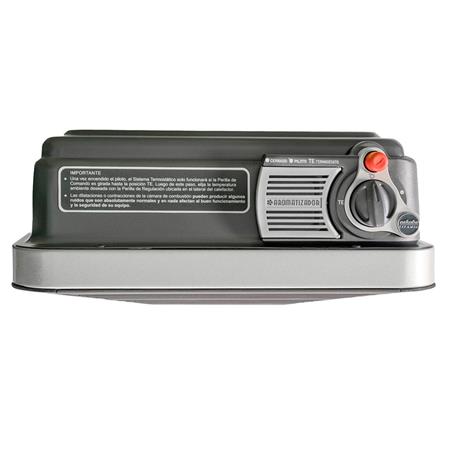 Calefactor Eskabe Titanio Sin Salida Miniconvex 3000kcal Termostato Encendido.