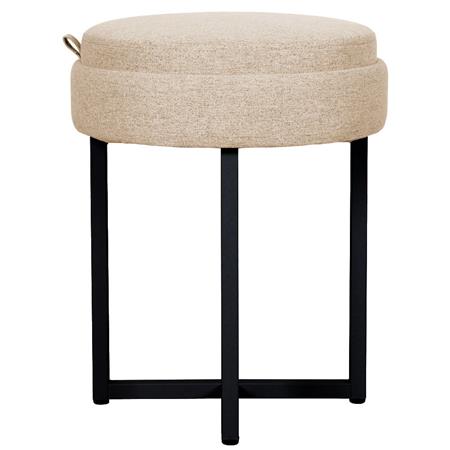 Banqueta | Mesa Dalton 2 en 1 Reversible Negro Beige TY-164