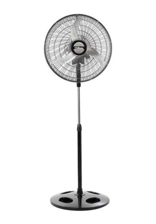 Ventilador de Pie Negro 20" 3 Aspas Metálica Liliana