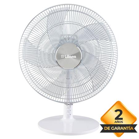 Ventilador Turbo de Mesa Liliana 12" 55w 3 Velocidades Oscilante VSOM12