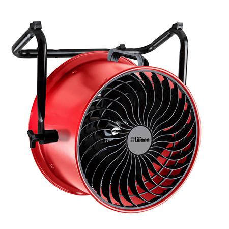 Ventilador Turbo Industrial Ciclónico Rojo 16" 200w 3 en 1 Liliana