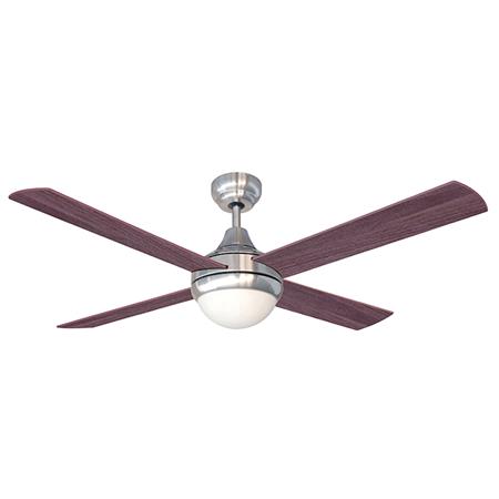 Ventilador de Techo Liliana 4 Palas de Madera Haya/Wengue 120cm 5 Velocidades Plafón