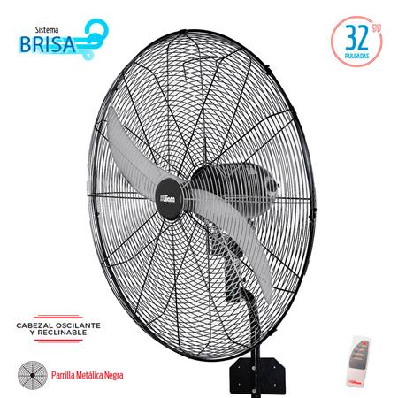 Ventilador de Pared Industrial Liliana 32" Con Control Remoto Timer VWIT32