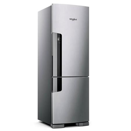 Heladera Whirlpool Combi Inverter No Frost 397L Evox Inoxidable WRE44BKDIM