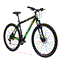 Bicicleta Mountain Bike Topmega Regal R29 Aluminio 21v Negro/verde/celeste/amarillo Talle M