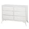 Cajonera | Organizador Dalton 6 Cajones Crema Metal Tela 231002