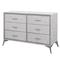 Cajonera | Organizador Dalton 6 Cajones Gris Metal Tela 231002