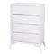 Cajonera | Organizador Dalton 4 Cajones Crema Metal Tela 231004