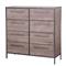 Cajonera | Organizador Dalton 8 Cajones Negro Marrón Oscuro 24105L