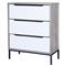 Cajonera | Organizador Dalton 3 Cajones Blanco Gris 24303L