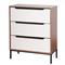 Cajonera | Organizador Dalton 3 Cajones Blanco Marrón 24303L