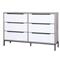 Cajonera | Organizador Dalton 6 Cajones Blanco Gris 24306L