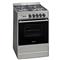 Cocina Longvie Multigas 56cm Bistro Inoxidable Luz Encendido Reja Fundición