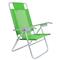 Reposera Playera Alta Descansar Verde Caños de Aluminio 80017