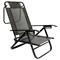 Reposera Playera Descansar Caño Aluminio 5 Posiciones Coversol Negro 80045