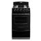Cocina Candor Negra 50cm 4 Hornallas Gas Natural Escorial
