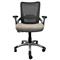 Silla de Oficina Dalton Soporte Lumbar Regulador de Altura Negra/Gris DA-LDL-921