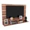 Panel Para Tv Delos Hasta 50" Con Soporte Fijo Roble Nebraska Gris