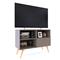 Rack Para Tv Delos hasta 32" con Cajón y Estantes Gris Cubanita